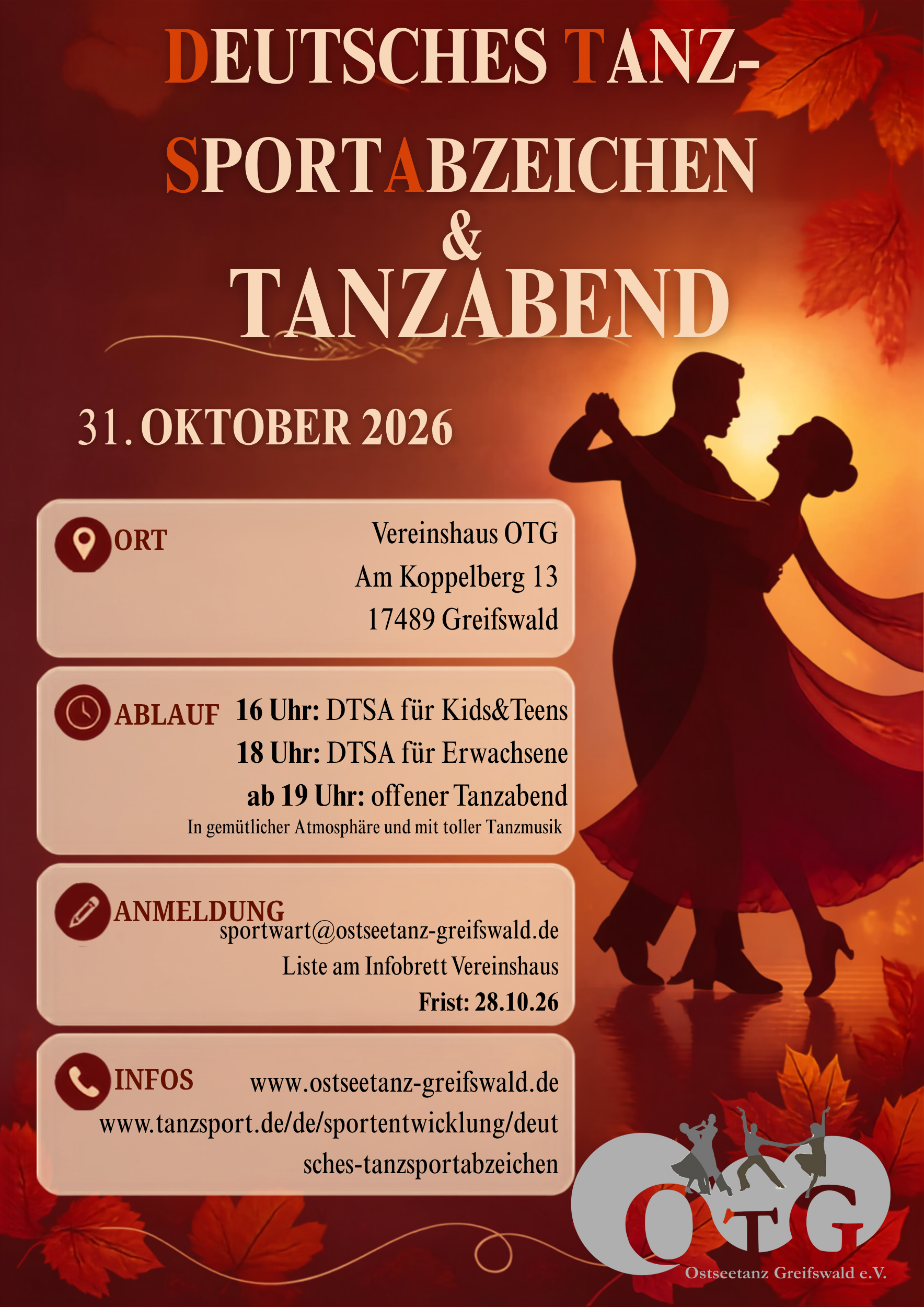 20261031 - Tanzsportabzeichen und Tanzabend